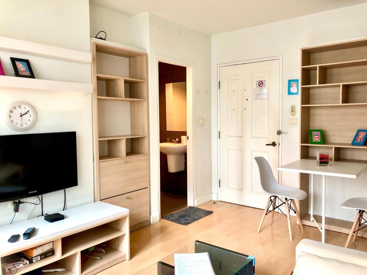 1Br Condo 5 Min To Bts 1000Mbps Fiber Wi-Fi Μπανγκόκ Εξωτερικό φωτογραφία